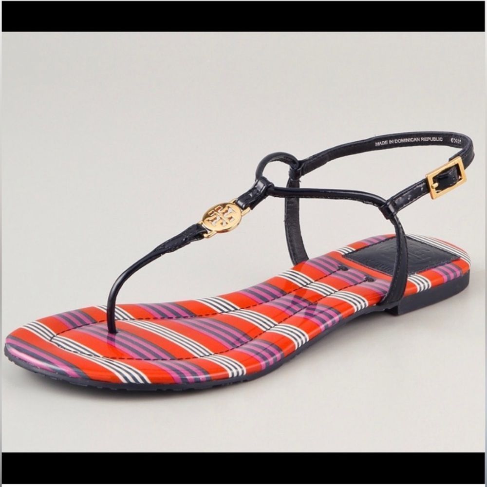 Tory Burch Navy Emmy Sandal​